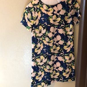 Flower Print Mini J.Crew dress